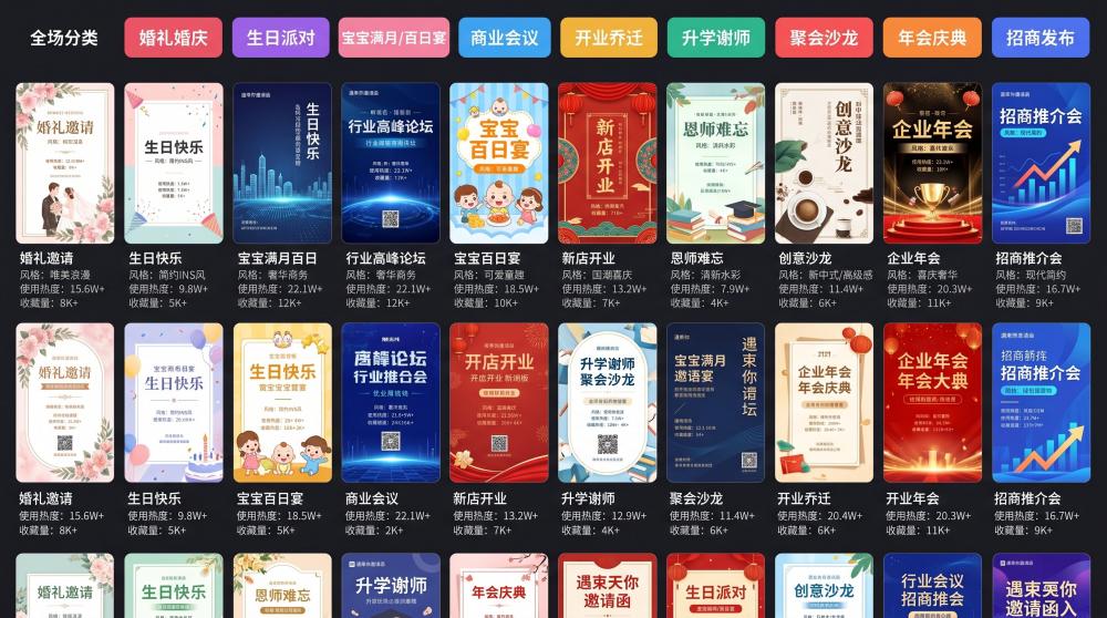 告别通宵做请帖！利用碎片时间，普通人几分钟搞定高颜值电子请柬